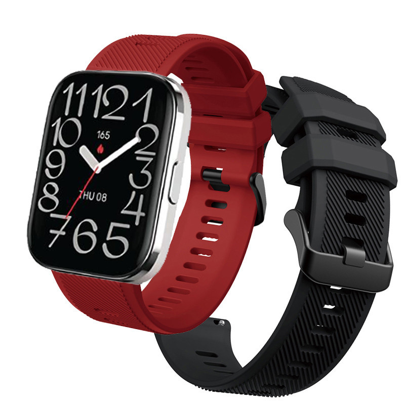 Amazfit Bip 5 Unity 智能手錶矽膠錶帶適用於 Amazfit Bip5 Unity 智能手錶錶帶腕帶錶