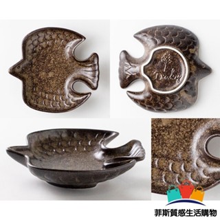 【日本熱賣】日本製 小鳥造型水果盤 咖啡色款 美濃燒 甜點盤 小菜盤 餐具 造型盤子 盤子 陶瓷餐盤 碗盤日本進口 日本
