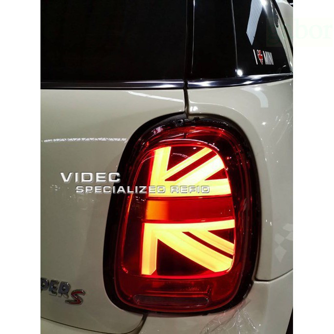 威德汽車精品 MINI COOPER S F56 14-18年 英國國旗款 LED尾燈 燻黑款/ 紅色款