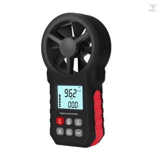 手持式風速計便攜式風速計 CFM 計風速計帶 LCD 背光,用於天氣資料收集戶外帆船衝浪釣魚