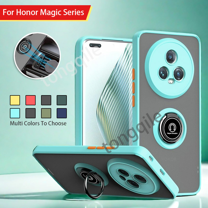 Honor Magic 6 5 Pro Magic6 Magic5 6Pro 5G 2024 手機殼後蓋防震保險槓支架環