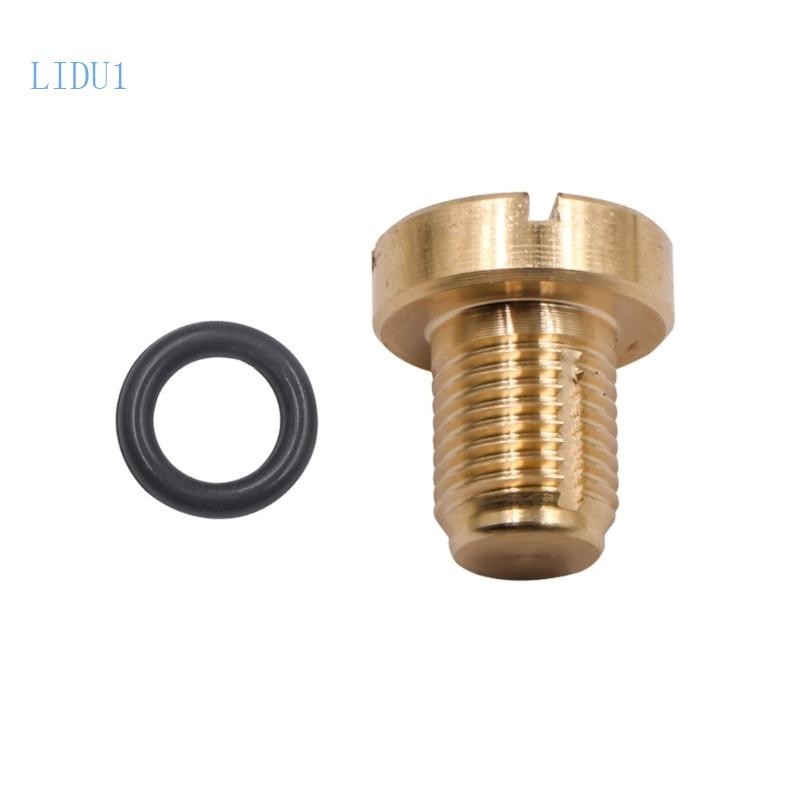Lidu11 方便排水螺絲黃銅放氣螺絲 17111712788 用於 E36 E39 的發動機冷卻液箱放氣螺釘