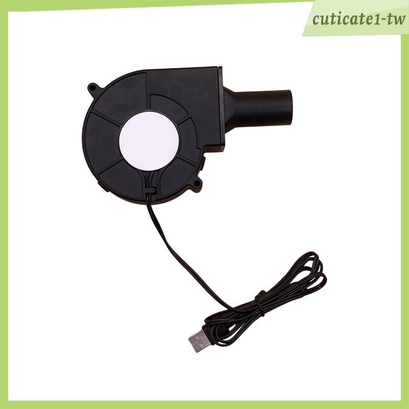 [CuticatecbTW] 燒烤鼓風機 USB 5V 多功能露營燒烤壁爐波紋管烹飪鼓風機