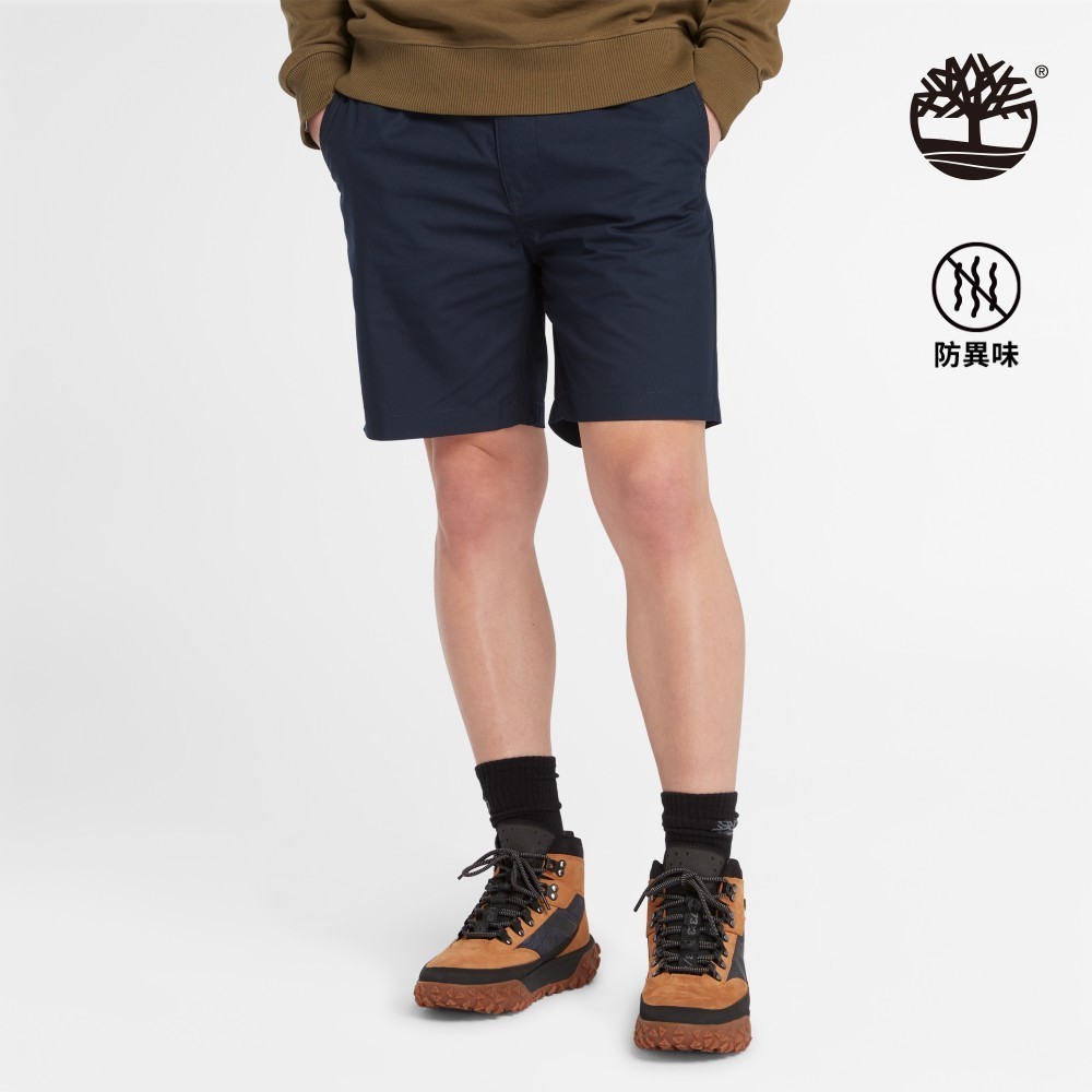 Timberland 男款深寶石藍防異味短褲|A6ND9433