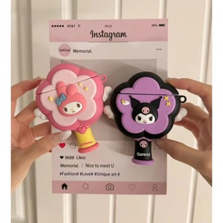 可愛美少女 仙女棒 庫洛米 美樂蒂 airpods 1 2 3 pro2保護套 蘋果無線藍牙耳機套 airpods保護殼