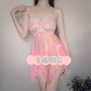 【素心好物集】 性感蕾絲情趣內衣 透視薄紗睡裙 性感綁帶內衣套裝 蕾絲誘惑 情趣睡衣 開檔睡裙 大尺碼情趣服