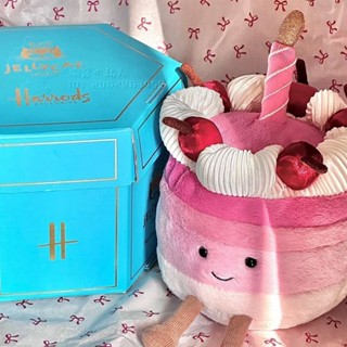 【限時特惠】公仔 玩偶 棉花娃娃 ——可愛趣味櫻桃生日蛋糕搞怪公仔毛絨玩具玩偶生日禮物女生娃娃