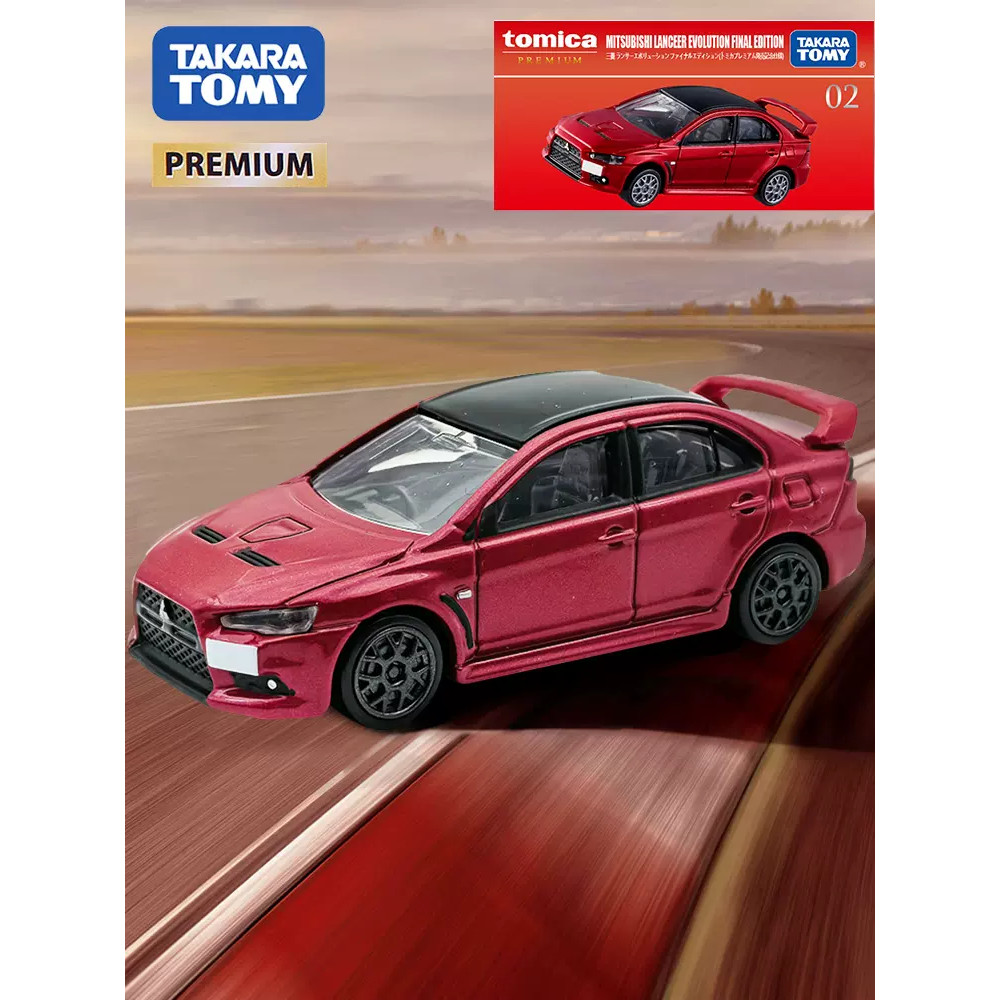 Tomica Premium No.02 三菱 Lancer Evolution 最終版模型車 298175 - 全新全