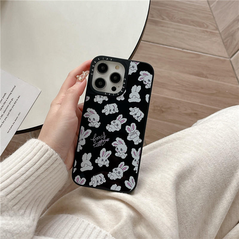 Casetify 鏡盒【Sweet Bunny Heart】適用於 IPhone 15 Pro MAX 12 13 14