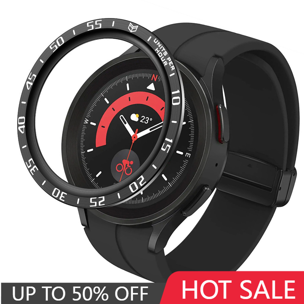 三星 Samsung Galaxy Watch 5 Pro 金屬 刻度圈 速度 時間 旋轉錶圈 45mm錶殼 錶框 圈口