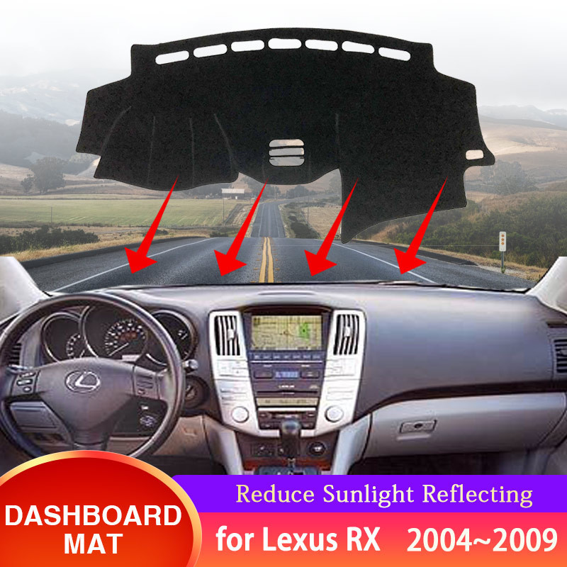 適用於雷克薩斯 RX XU30 2004~2009 RX300 RX330 RX350 RX400h 汽車儀表板儀表板罩