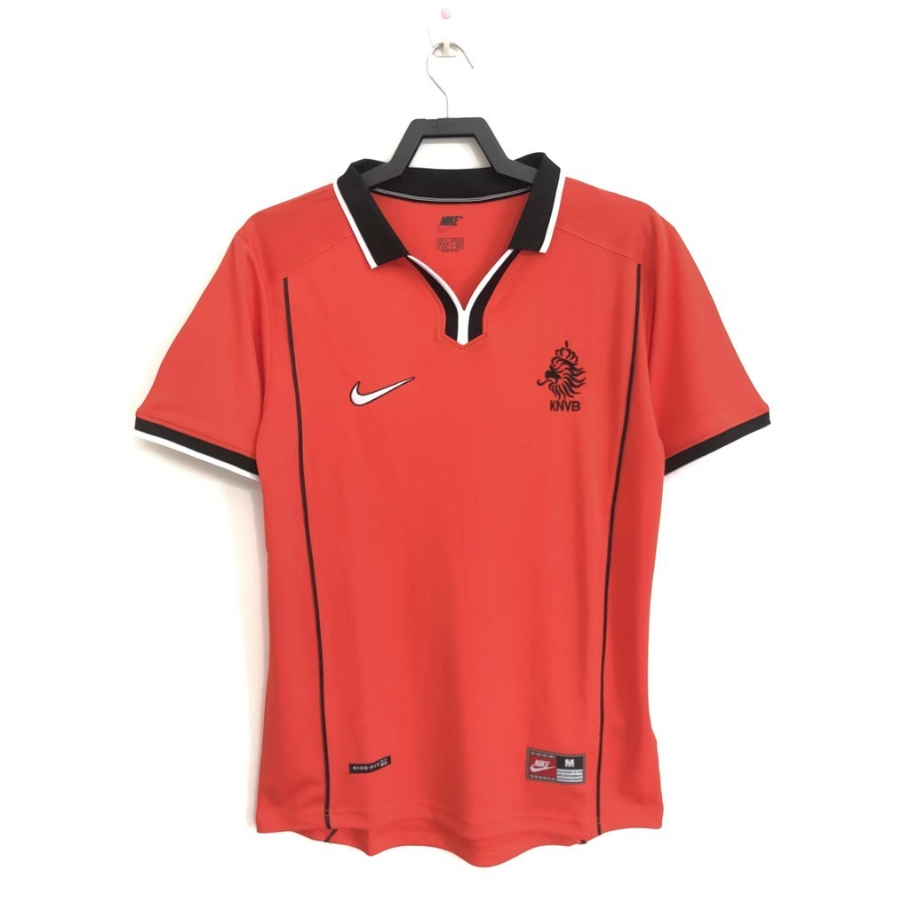 頂級品質 1998 年荷蘭主場復古版高品質球衣