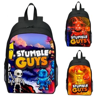 兒童背包 STUMBLE GUYS 3D 卡通書包舒適減壓雙肩包