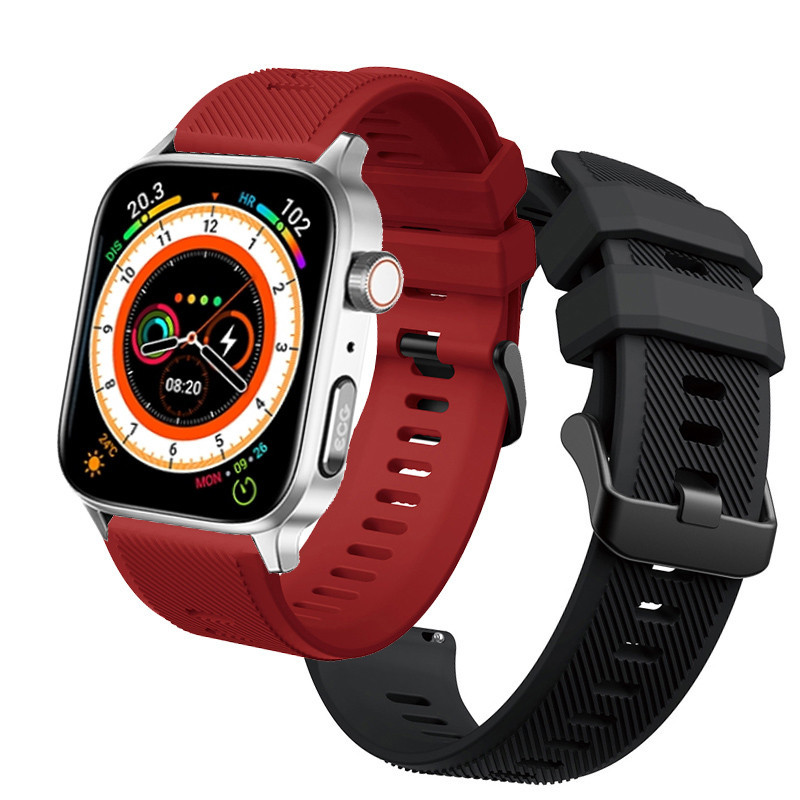 Aolon GT22 智能手錶矽膠錶帶適用於 Aolon GT22 智能手錶錶帶腕帶錶帶手鍊配件