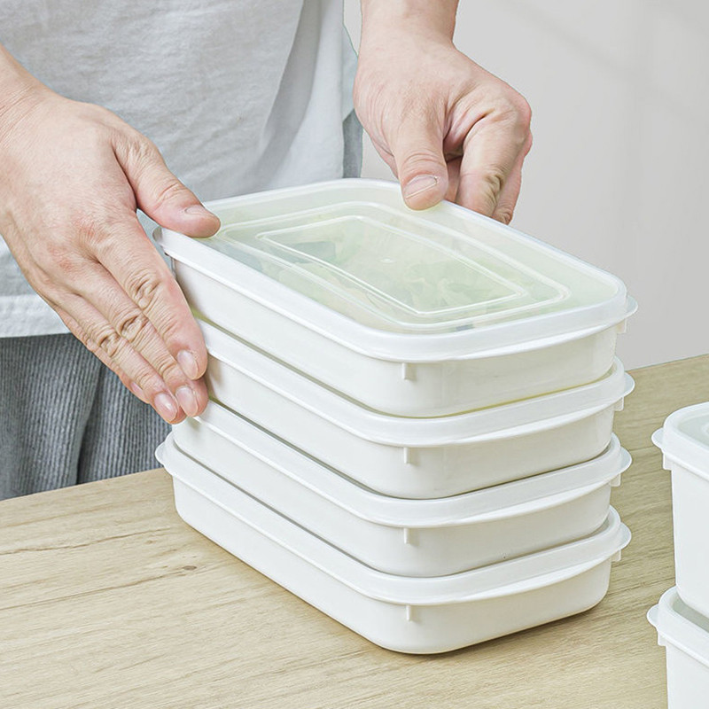 Shangu&gt; 日本冷凍肉包裝盒食品級冰箱收納水果蔬菜保鮮備菜分盒全新