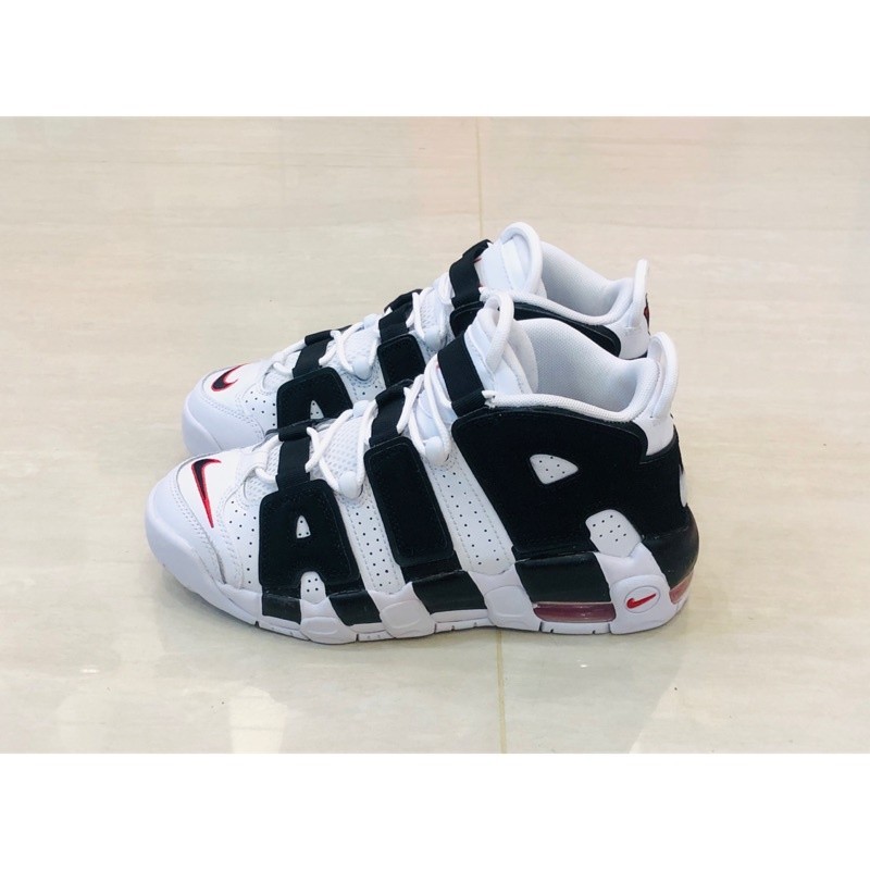 特價 Nike Air More Uptempo 熊貓 白黑 黑白 大Air 復古鞋 皮蓬 籃球鞋 415082-105