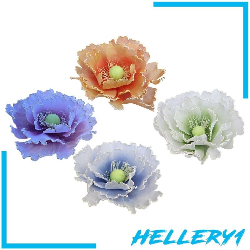 [Hellery1] 人造花頭現代花環嬰兒新娘送禮會 DIY 配件