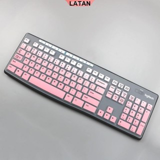 LATAN-Logitech 羅技 MK270R K270 MK295 無線鍵盤保護膜 鍵盤防塵套 鍵盤膜 防水防塵 凹
