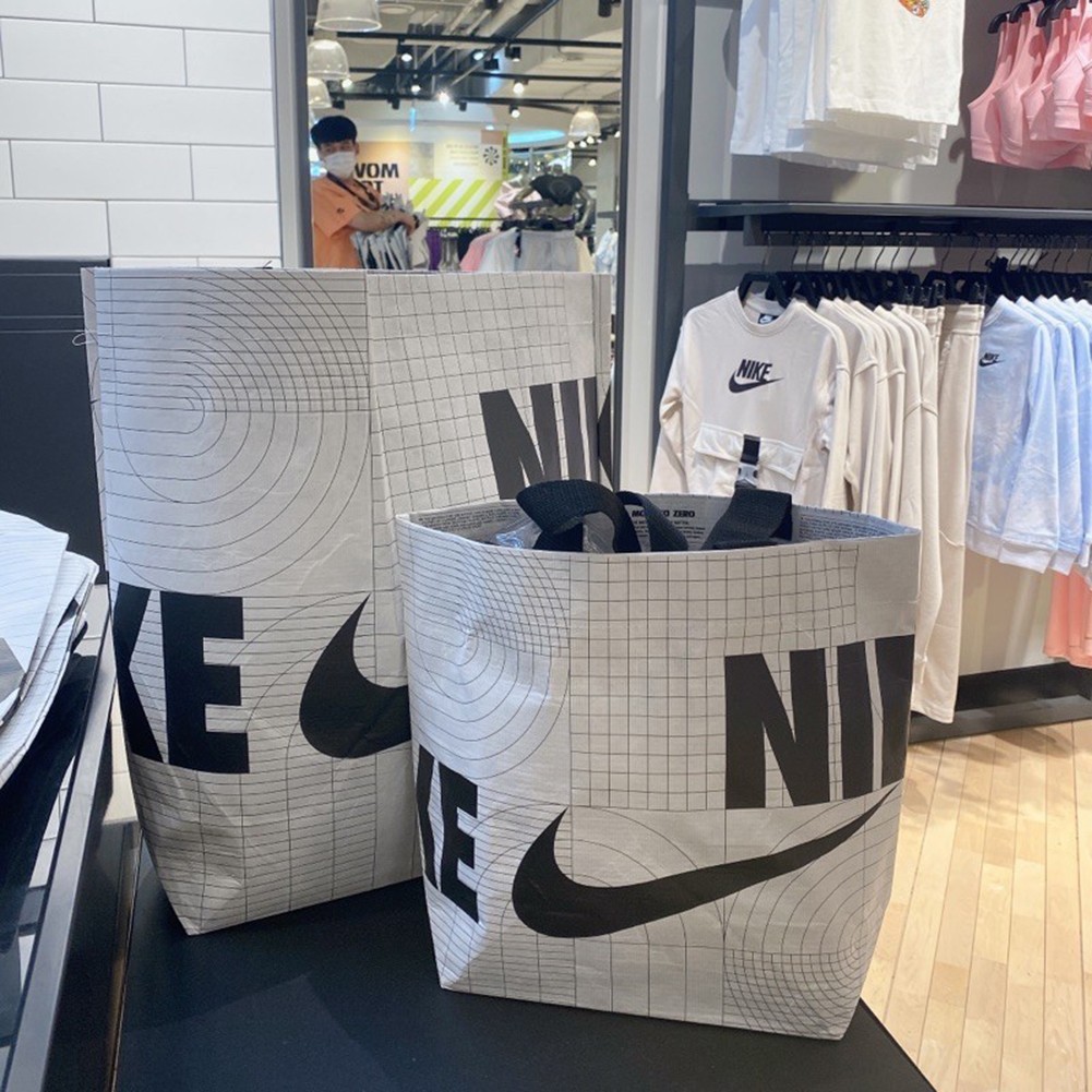 耐吉 [HOT] Nike Print 大號購物袋單肩托特包背包