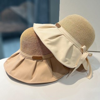 新款時尚女式蝴蝶結太陽帽,適合戶外活動女士遮陽帽