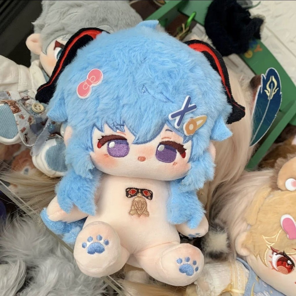 🦄娃堡聯盟🦄甘雨棉花娃娃 原神甘雨屬性甘梅糖20cm棉花娃娃游戲周邊公仔超萌少女心玩偶禮物