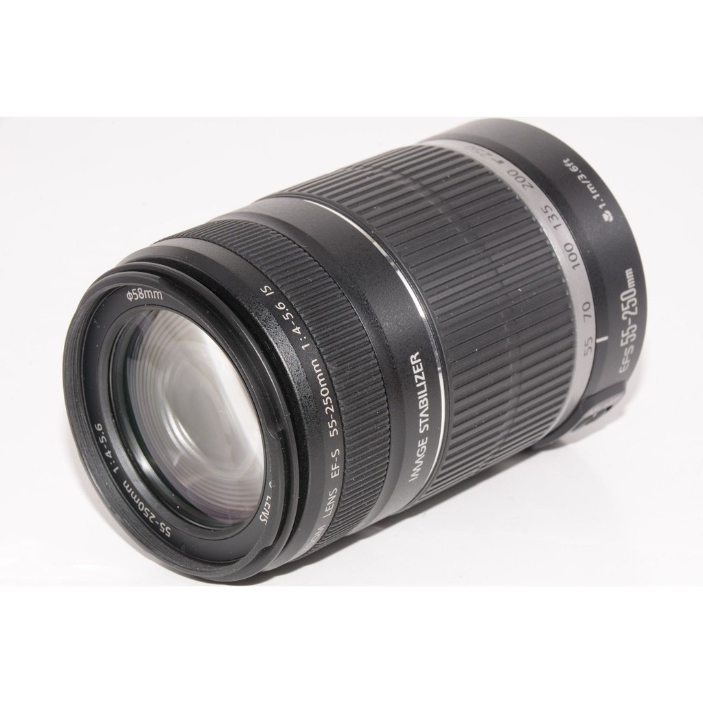 Canon 佳能EF-S55-250mm F4-5.6 IS鏡頭 望遠 日本直送 二手