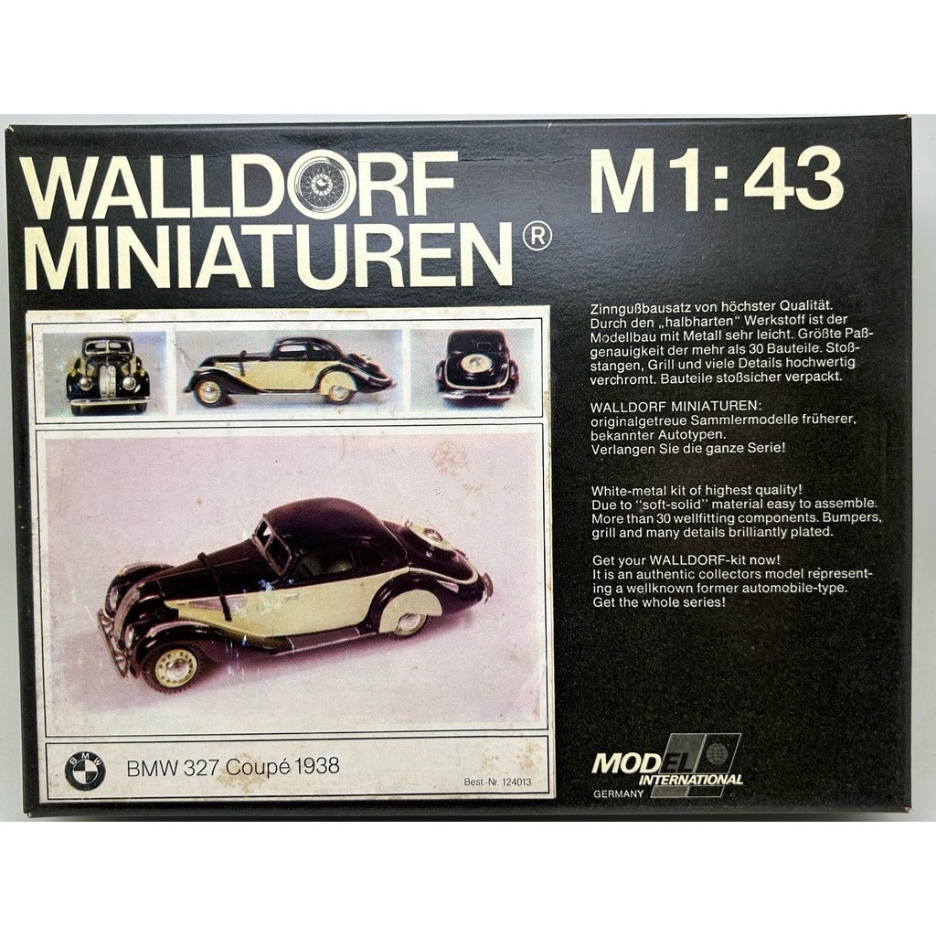 Walldorf德國製造1/43寶馬327 Coupe 19