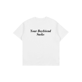 新款fff同款doncare Your Boyfriend Sucks 男短袖T恤衫