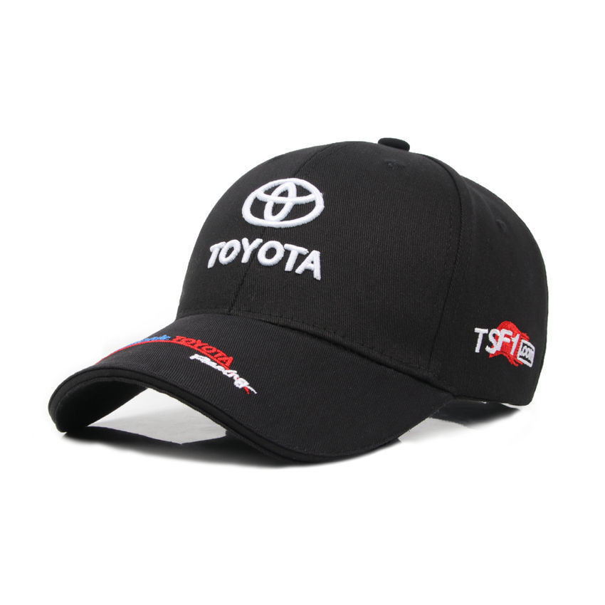 TOYOTA標誌棒球帽 賽車運動帽子 車迷F1帽子 戶外運動防晒鴨舌帽