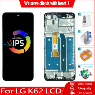 6.6" 原裝顯示器適用於 LG K62 LMK525H LMK525 LM-K525H LM-K525 LCD 觸控式螢幕