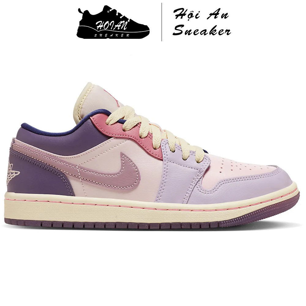 Jordan 1 女士淡紫色低筒運動鞋 JD1 紫色粉色