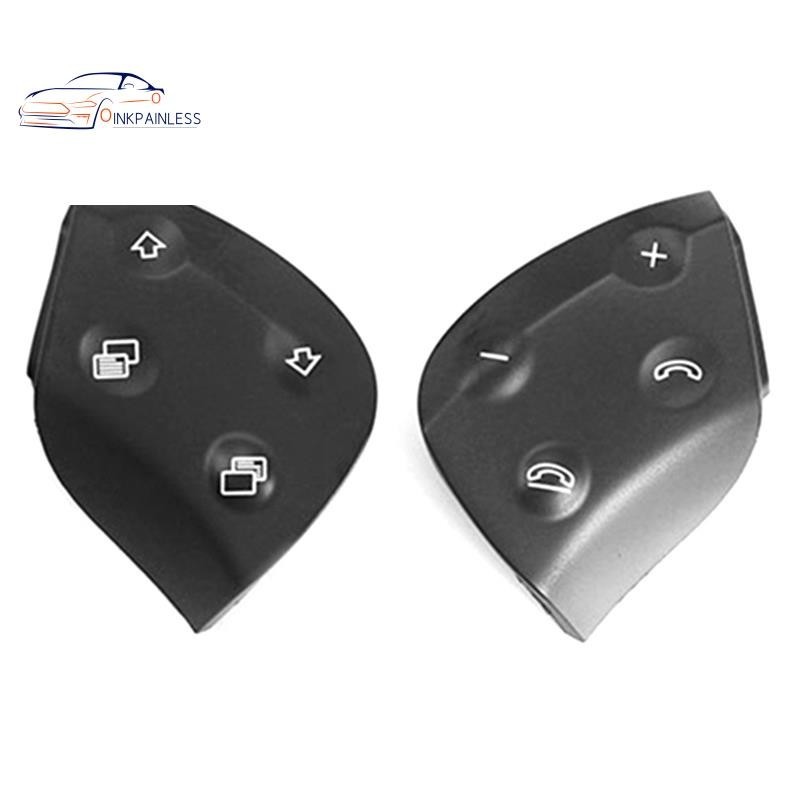 2 件裝汽車方向盤開關控制按鈕 ABS 汽車用品適用於梅賽德斯-奔馳 W203 C 級 C200 C260 203870