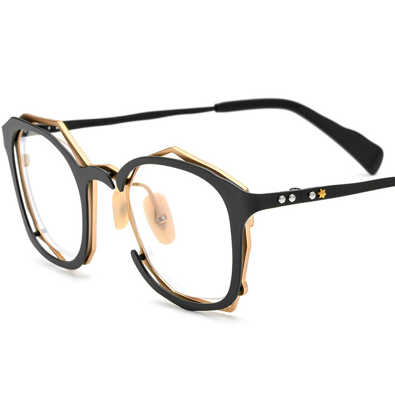 商務純鈦眼鏡框男大臉超輕方框眼鏡架可配鏡眼鏡全框眼鏡