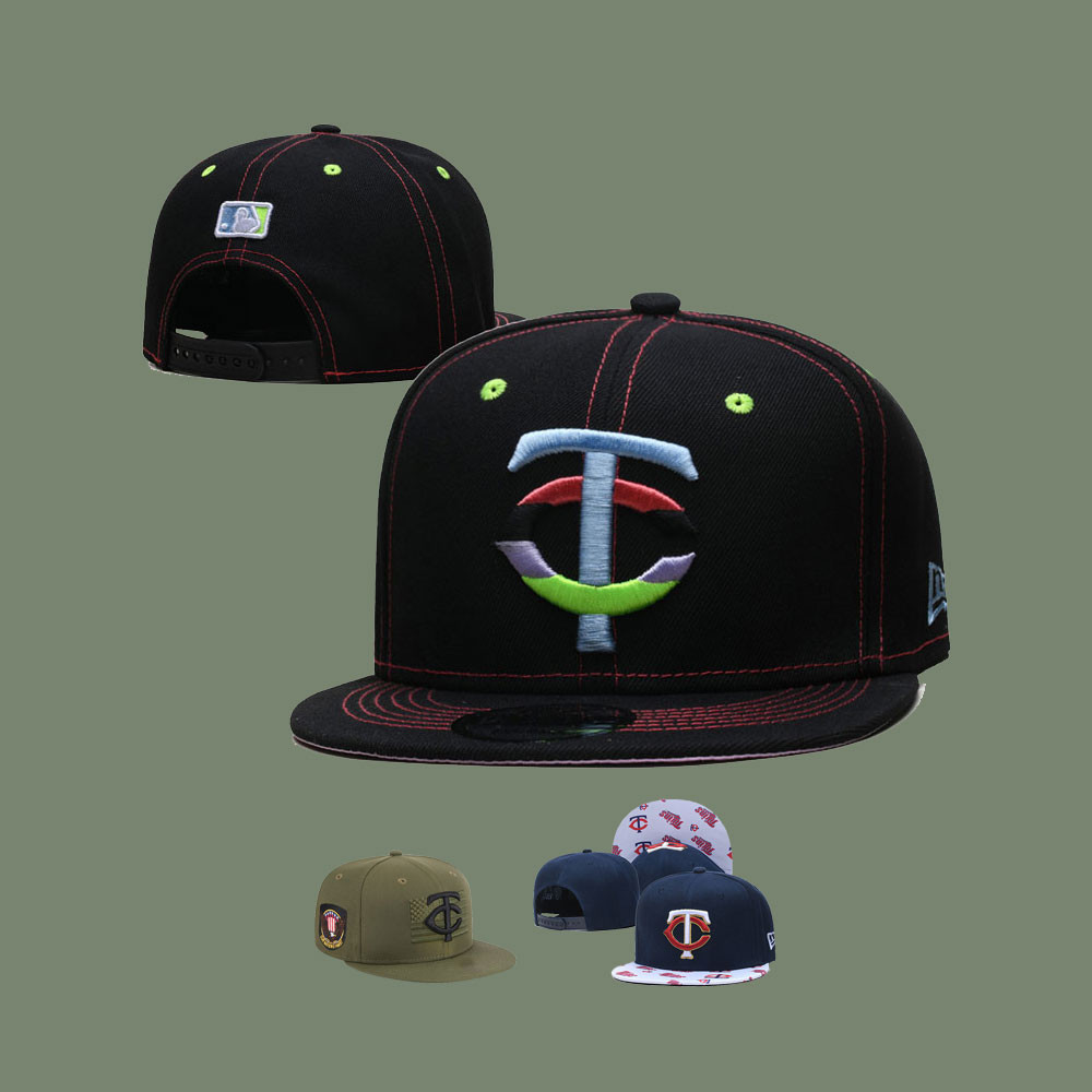 MLB 明尼蘇達雙城 Minnesota Twins 防晒棒球帽 時尚潮帽 男女通用 沙灘帽 遮陽帽