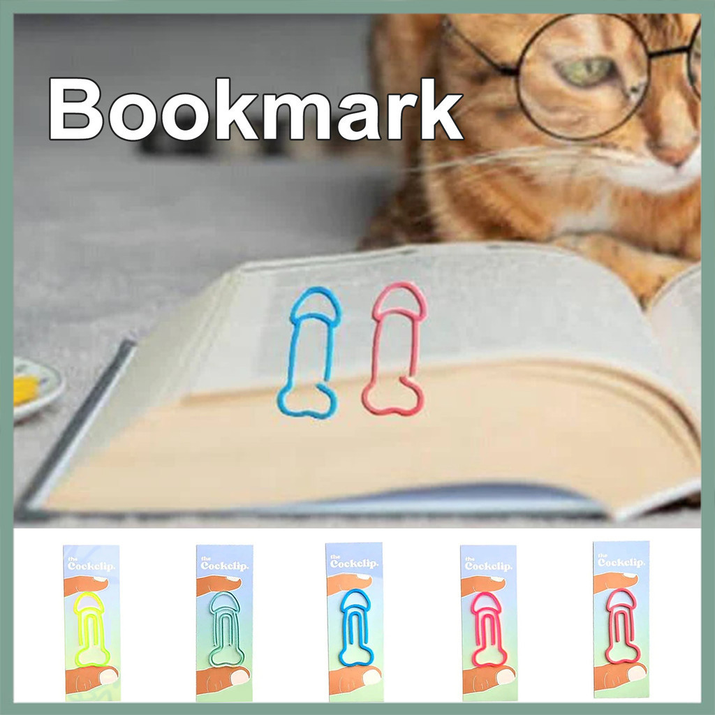 【Wx】文具書籤新奇有趣的書夾實用彩色回形針書籤送給愛書人閱讀器