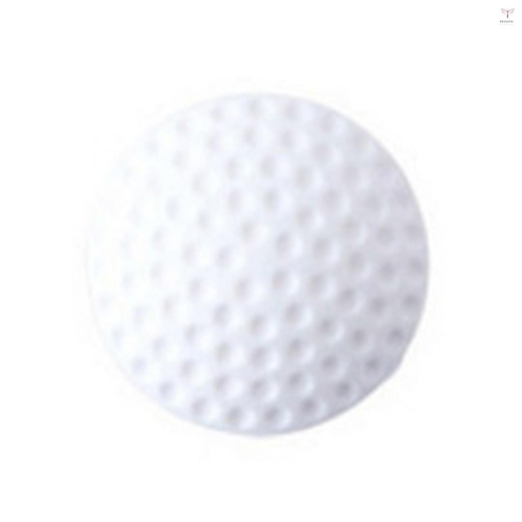 1 件裝高爾夫球造型橡膠防撞墊桌角保護墊圓形牆壁保護器自粘門把手保險槓保護塞白色