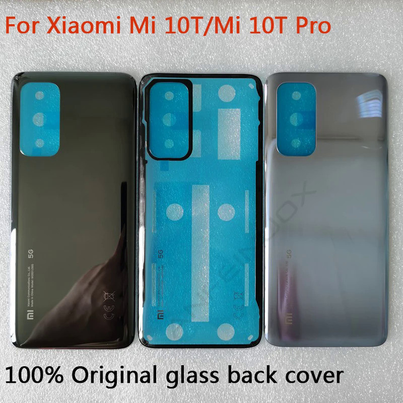 XIAOMI MI XIAOMI 適用於小米 Mi 10T Pro 5G 電池後蓋手機外殼的原裝玻璃