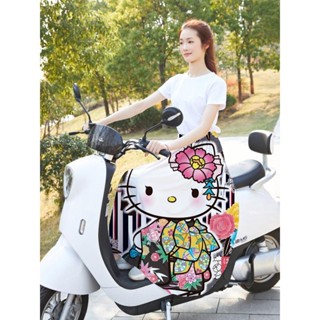 Beixiju-HELLO KITTY 機車防晒裙卡通可愛半身裙防晒圍裙遮陽裙