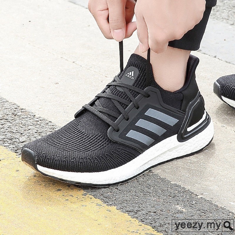 庫存準備鞋ad Ultraboost 20 ub6.0 boostunisex 運行黑色/白色/粉色