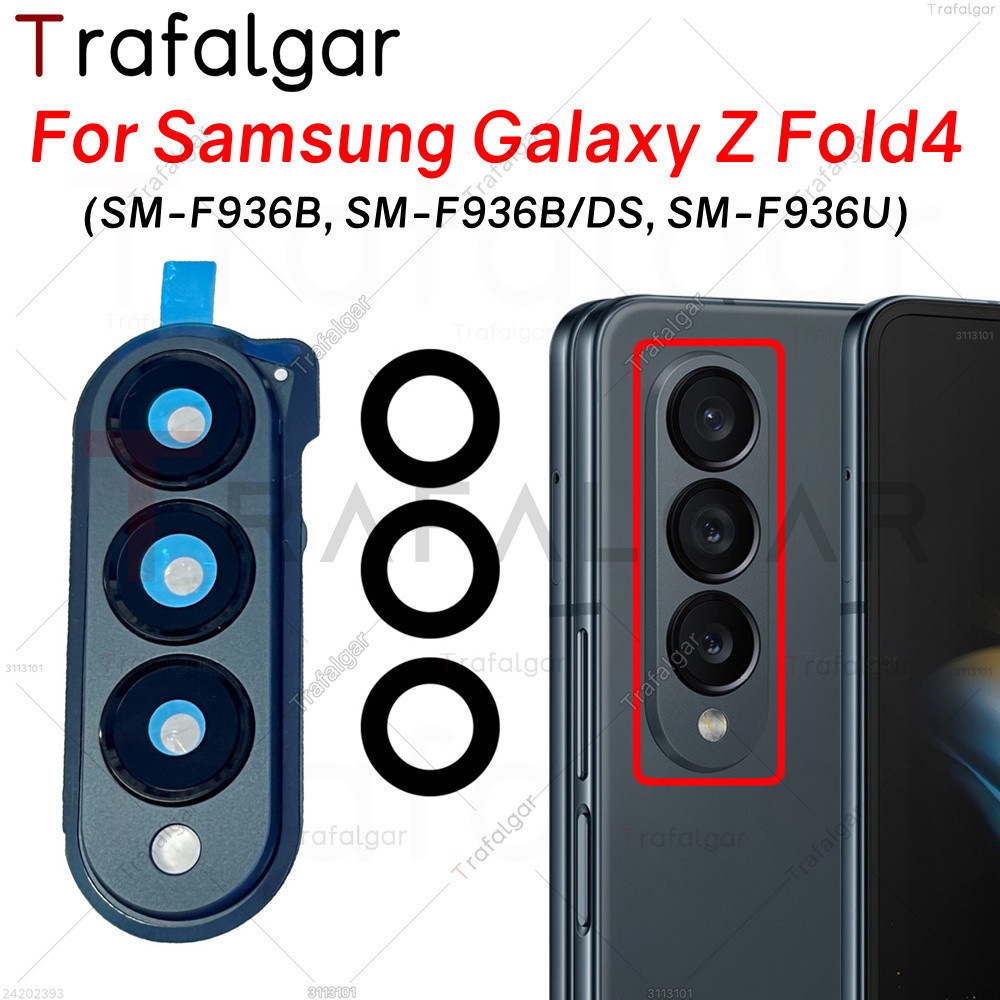 SAMSUNG 後置攝像頭玻璃鏡頭適用於三星 Galaxy Z Fold4 Fold 4 5G SM-F936 後置攝像