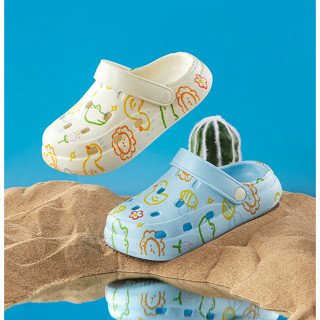 幸福瑪麗兒童夏季洞洞鞋包頭涼拖鞋涼鞋中兒童夏季洞洞鞋沙灘拖鞋