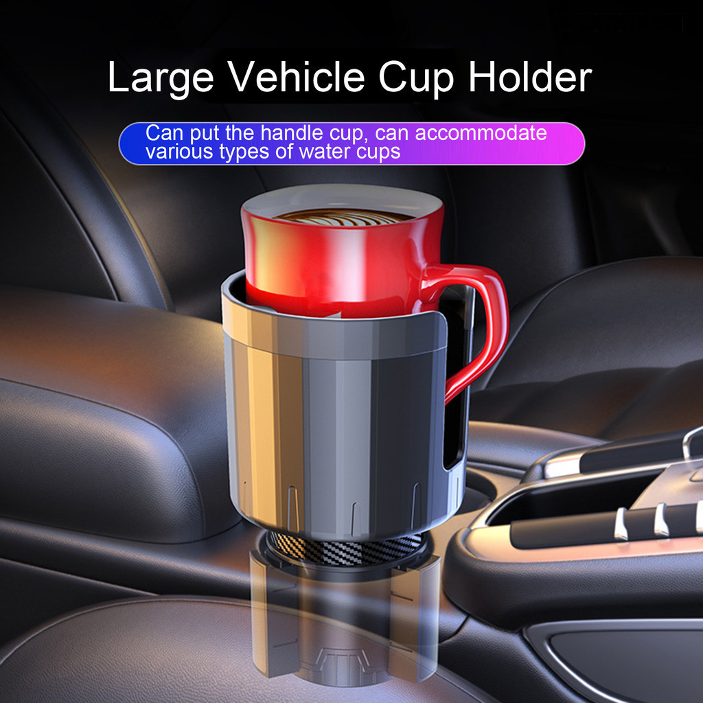 [滿額免運]AMZ大號汽車水杯架車用飲料架水壺咖啡杯 底座可調左右SB-6055