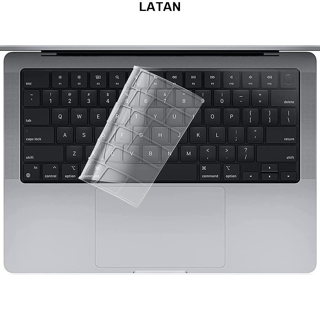 LATAN-2021 最新款超薄蘋果MacBook TPU鍵盤護罩 Mac Pro 14 M1 16 M1 MAX 鍵盤
