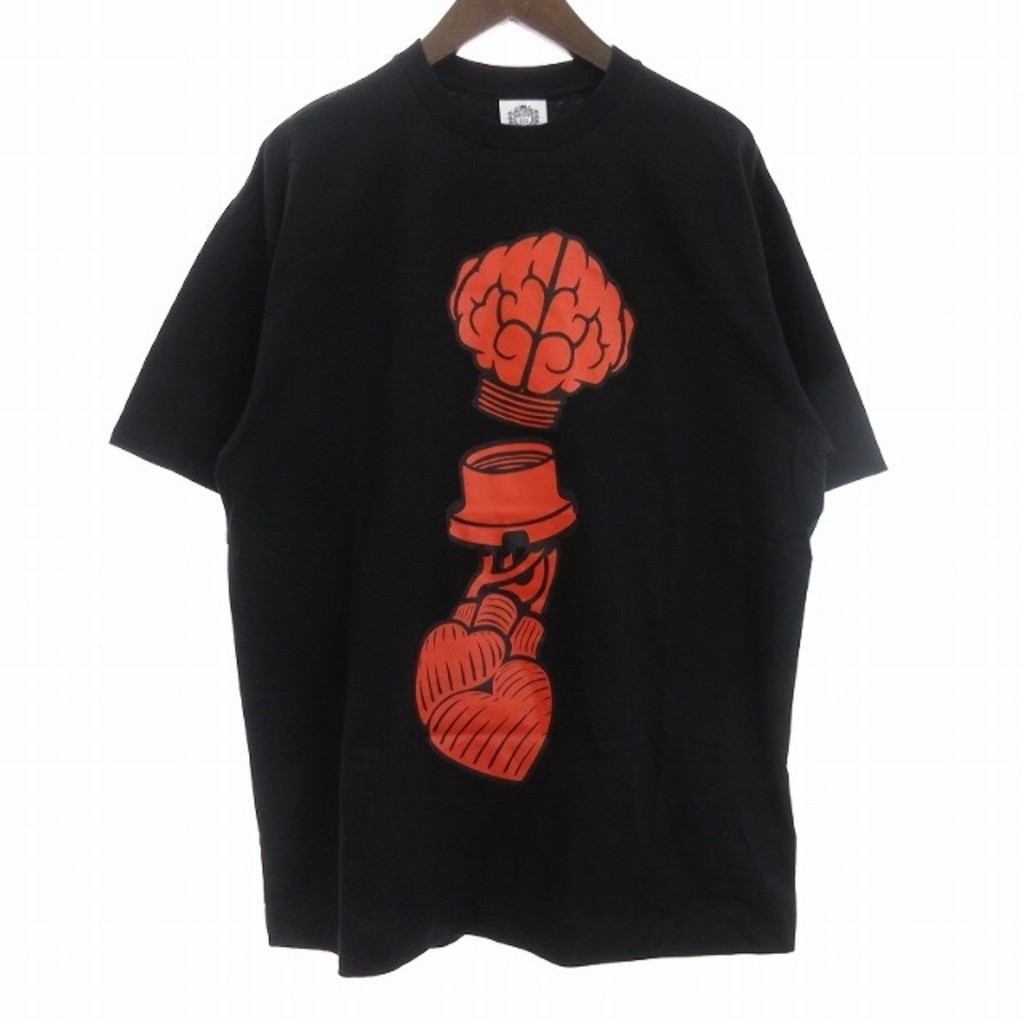 BILLIONAIRE BOYS CLUB Rab OrangeT恤 襯衫xl 橙色 男性 黑色 短袖 日本直送 二手