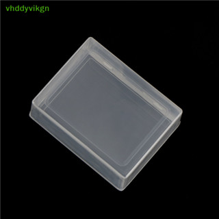 Vhdd 實用迷你首飾收納盒透明塑料名片收納盒 TW