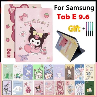 SAMSUNG 適用於三星 Galaxy Tab E 9.6 SM-T560 SM-T561 SM-T567 兒童可愛卡