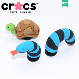 crocs 鞋釦 金屬洞洞鞋鞋釦 鞋釦 3D立體卡通蛇 烏龜 趣味DIY組合 鞋附件