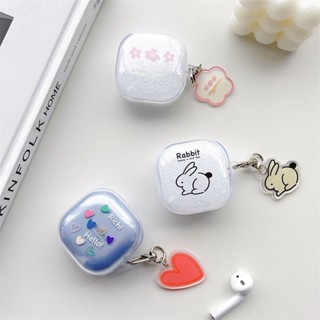 臺灣發貨🔥三星Samsung Galaxy Buds 2/Live/Pro/2 Pro/FE 可愛耳機殼透明保護套掛墜