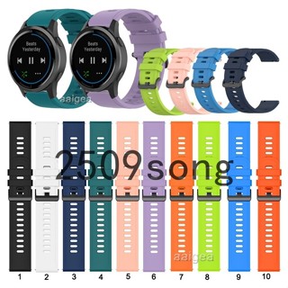 適用於 佳明Garmin vivoactive 4/venu2 45mm/Venu 3/255 265更換矽膠錶帶