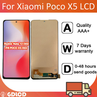 XIAOMI REDMI 適用於小米紅米 Note 12 (5G)手機顯示屏液晶觸控屏數字化儀 MI POCO X5 (